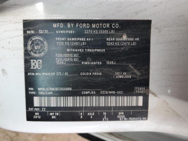 2011 FORD TRANSIT CONNECT XLT  