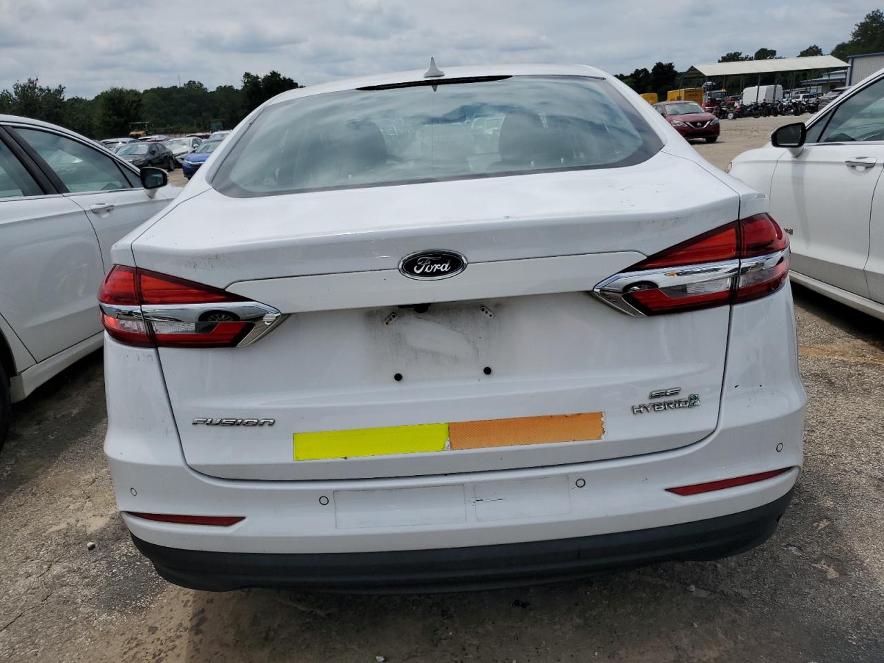 2019 Ford Fusion Se VIN: 3FA6P0LU7KR124831 Lot: 54152795