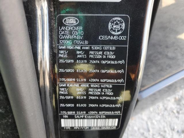 2010 LAND ROVER RANGE ROVER HSE LUXURY  