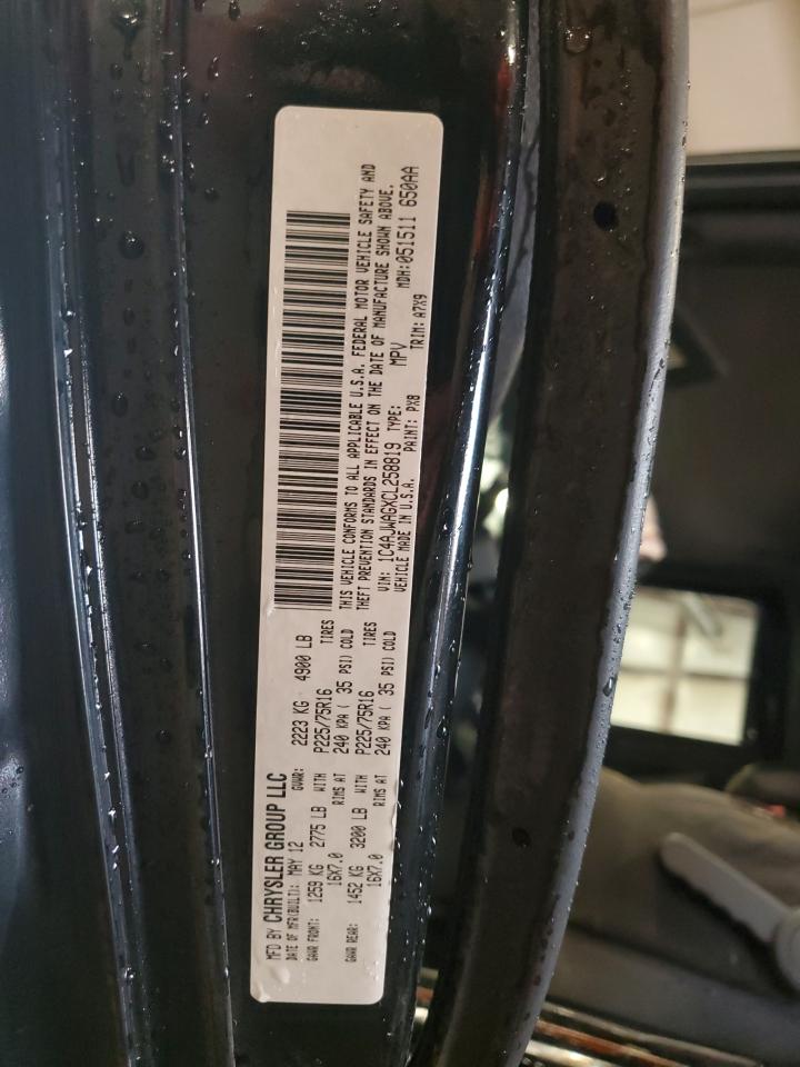 2012 Jeep Wrangler Sport VIN: 1C4AJWAGXCL258819 Lot: 68646015