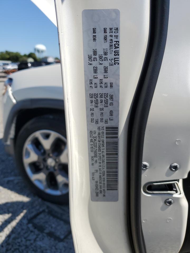 2018 Jeep Compass Limited VIN: 3C4NJDCB7JT402092 Lot: 69863475