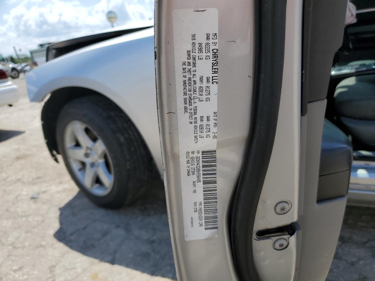 2009 Dodge Charger VIN: 2B3KA43D89H596495 Lot: 69789565