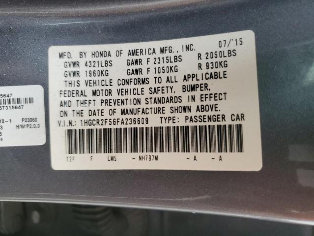 2015 HONDA ACCORD SPORT  