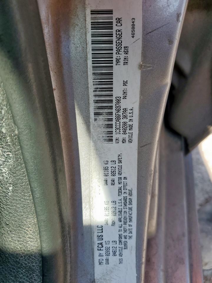 2015 Chrysler 200 Limited VIN: 1C3CCCAB6FN697003 Lot: 69600045