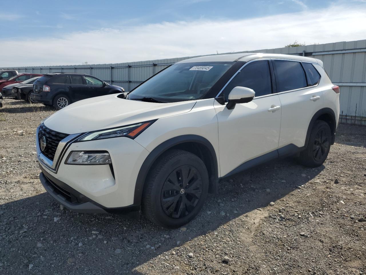 2021 Nissan Rogue Sv white null gas JN8AT3BB0MW214070 photo #1