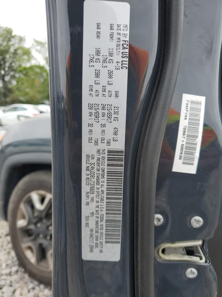 2018 Jeep Compass Trailhawk VIN: 3C4NJDDB1JT376829 Lot: 69568415