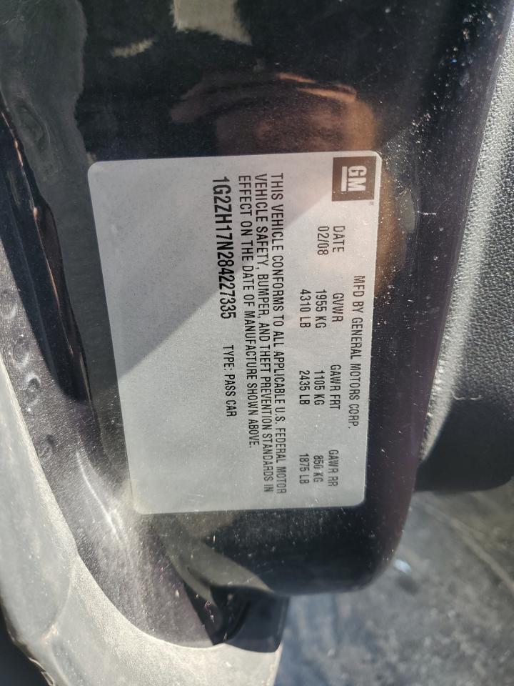 2008 Pontiac G6 Gt VIN: 1G2ZH17N284227335 Lot: 68063705