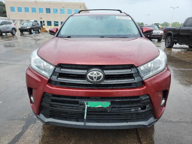  TOYOTA HIGHLANDER 2017 Бургунди