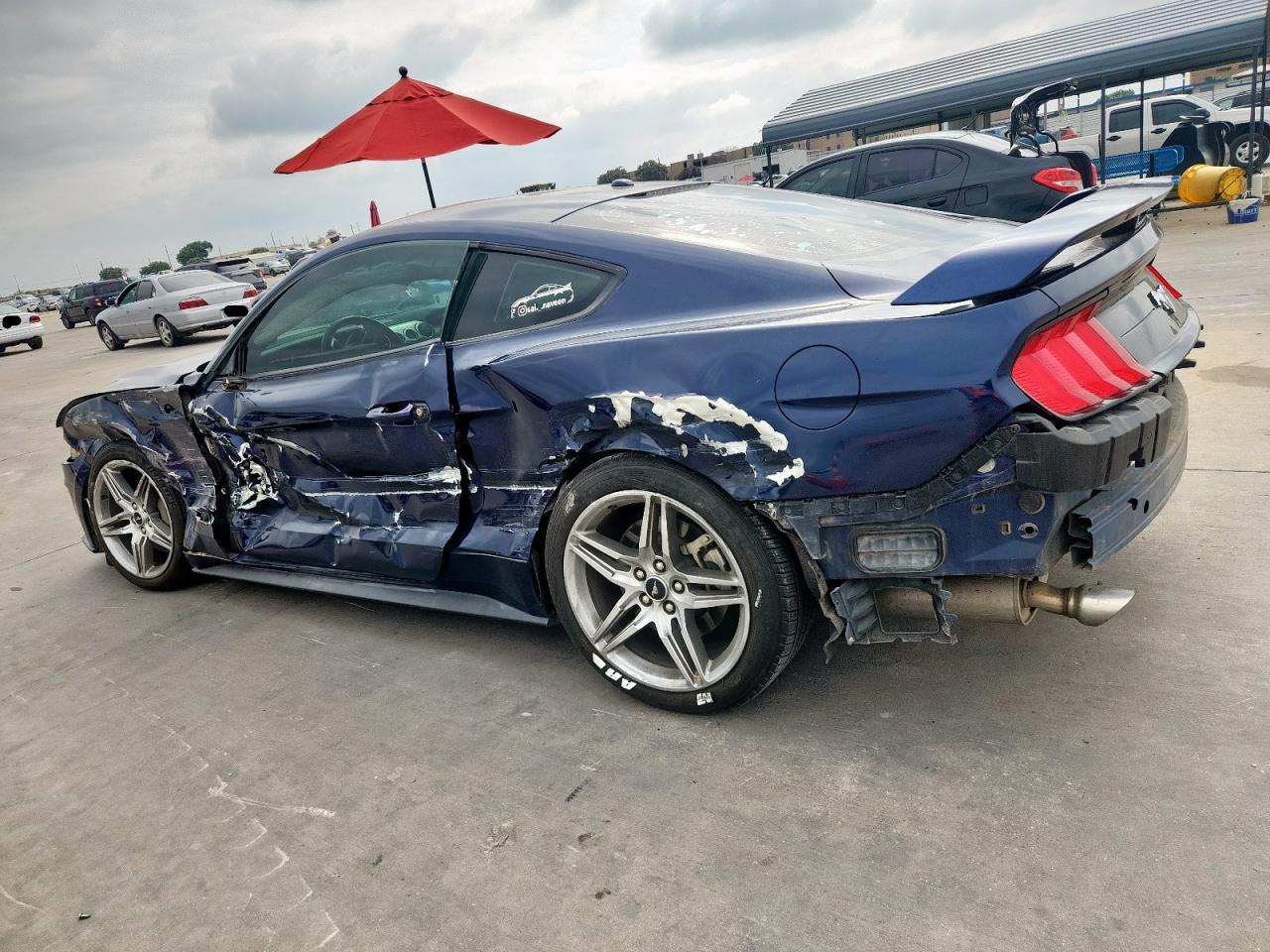 2019 Ford Mustang blue null gas 1FA6P8TH2K5192684 photo #3