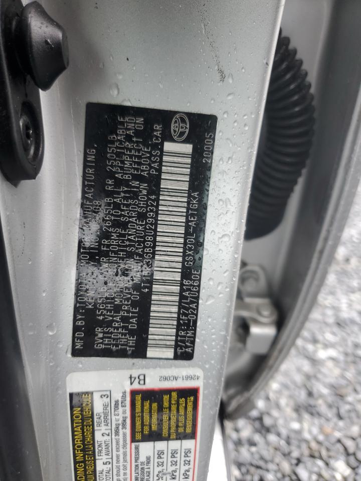 2008 Toyota Avalon Xl VIN: 4T1BK36B98U299324 Lot: 68636045