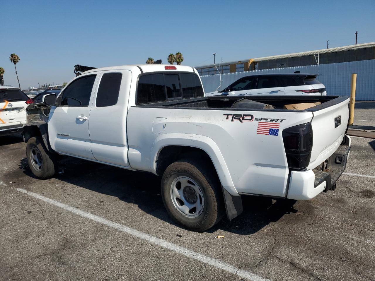2016 Toyota Tacoma Access Cab white null gas 5TFRZ5CN5GX014074 photo #3