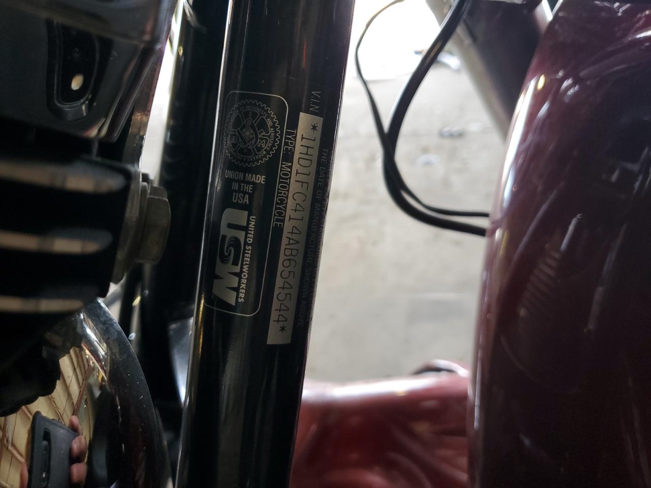 2010 Harley-Davidson Flhtcu VIN: 1HD1FC414AB654544 Lot: 67927355