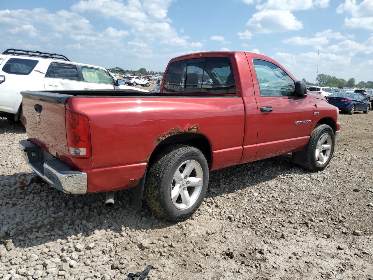 2006 Dodge Ram 1500 St red null gasoline 1D7HA16276J112110 photo #4