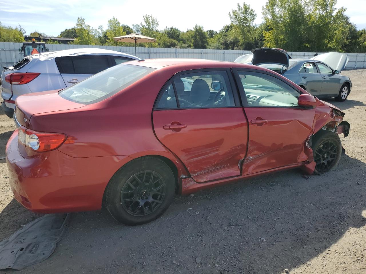 2011 Toyota Corolla Base red null gas 2T1BU4EE6BC650159 photo #4