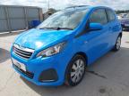 2015 PEUGEOT 108 ACTIVE for sale at Copart YORK