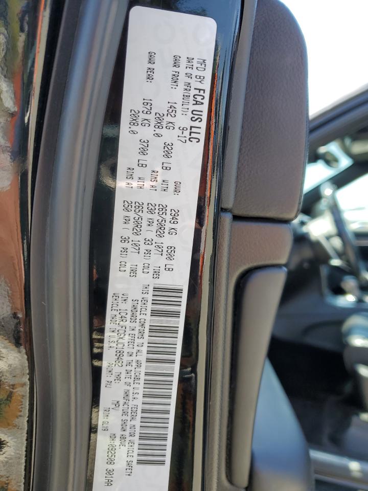 2018 Jeep Grand Cherokee Overland VIN: 1C4RJFCGXJC189482 Lot: 70001425