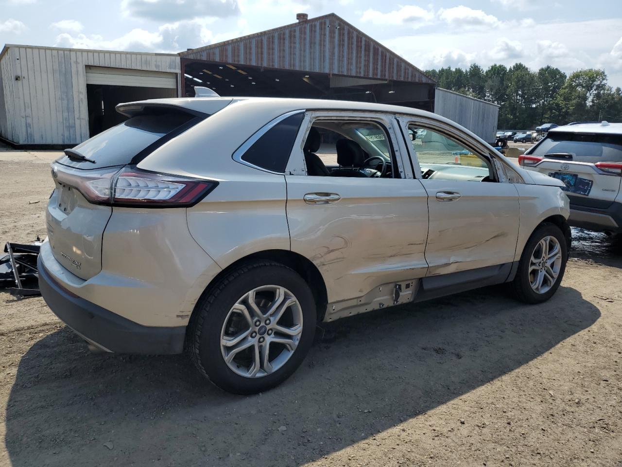 2018 Ford Edge Titanium gold null gas 2FMPK4K90JBB06021 photo #4