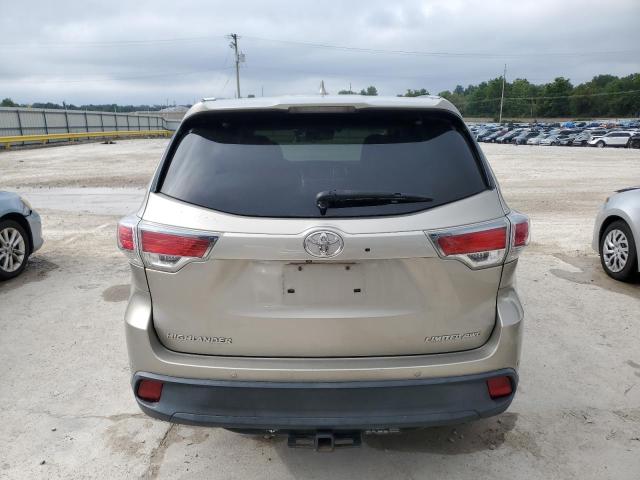  TOYOTA HIGHLANDER 2016 Золотой
