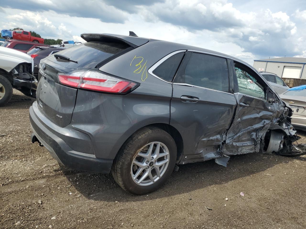 2024 Ford Edge Sel grey null gas 2FMPK4J98RBA25877 photo #4
