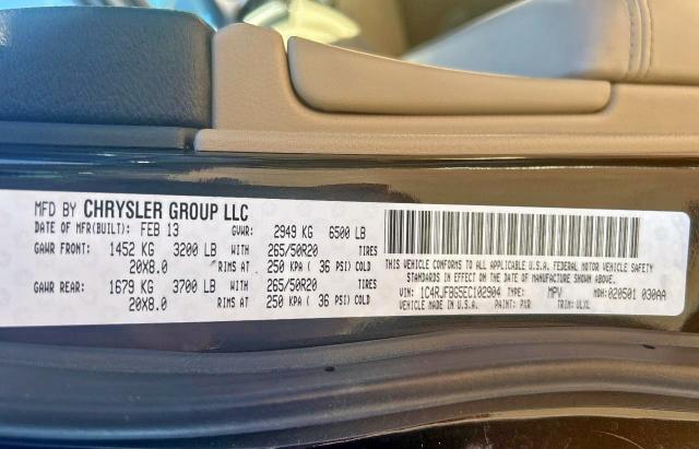 2014 JEEP GRAND CHEROKEE LIMITED  