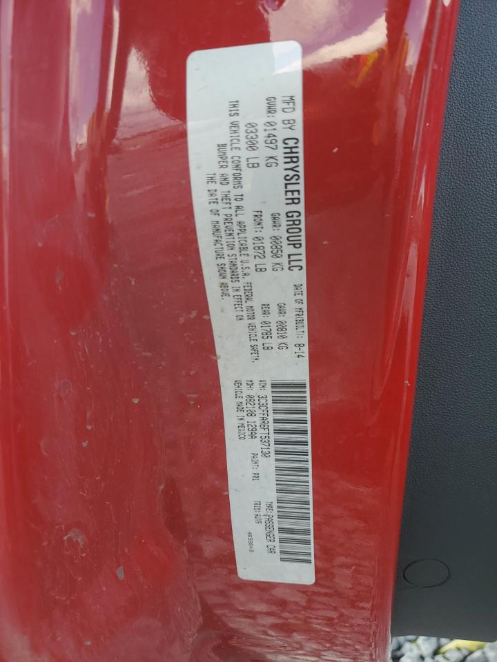 2015 Fiat 500 Pop VIN: 3C3CFFAR6FT537130 Lot: 70058845