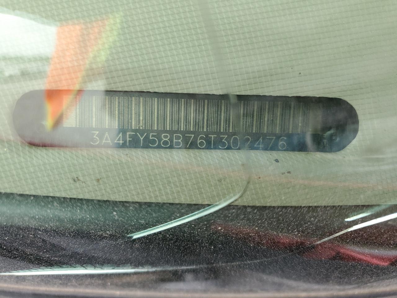 2006 Chrysler Pt Cruiser Touring VIN: 3A4FY58B76T302476 Lot: 67062515