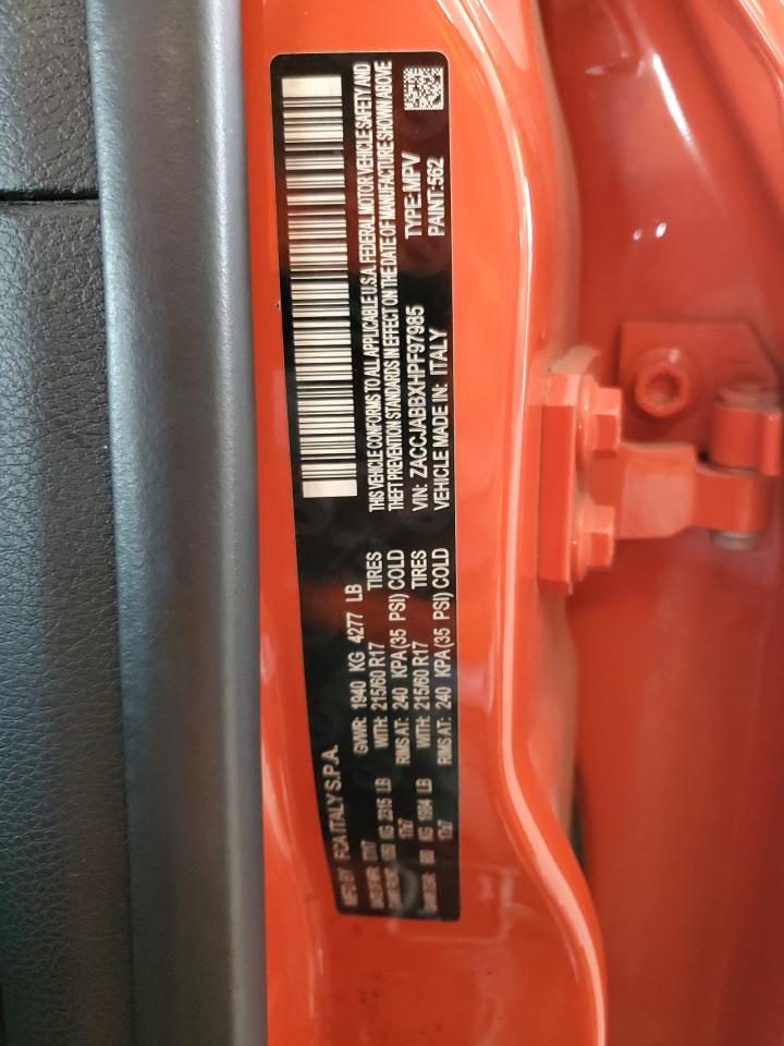 2017 Jeep Renegade Latitude VIN: ZACCJABBXHPF97985 Lot: 68295615