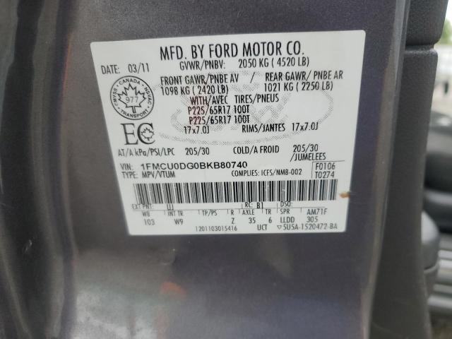 2011 FORD ESCAPE XLT  