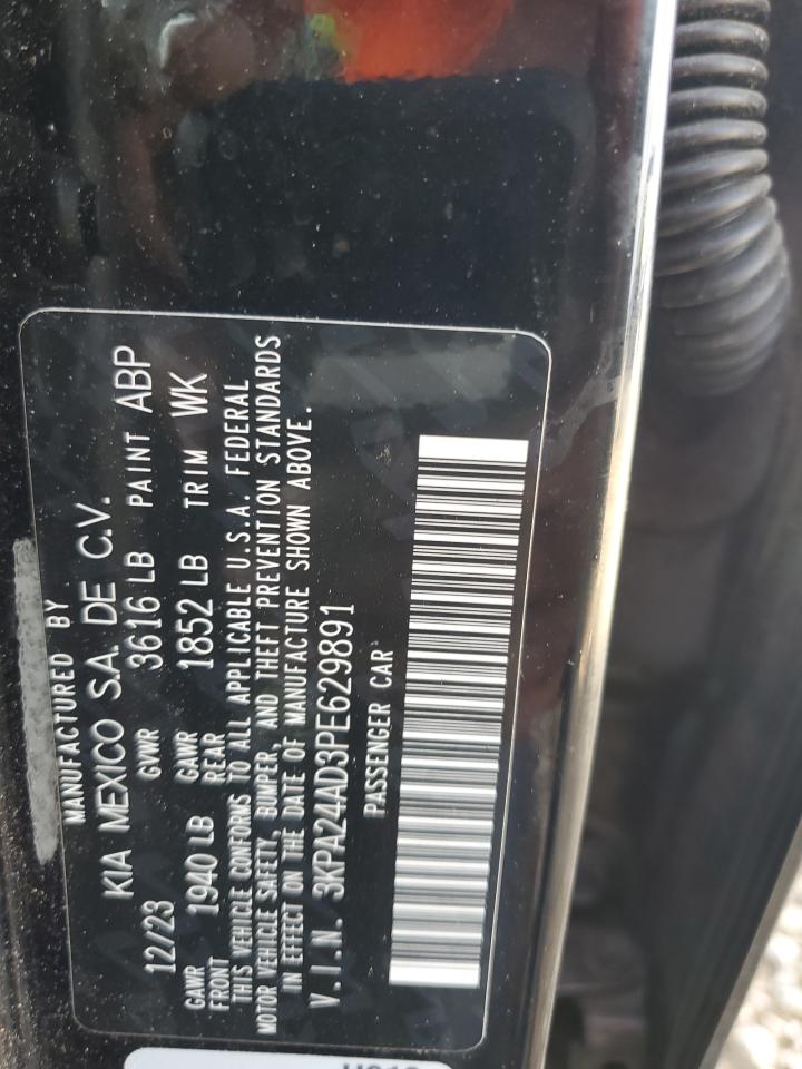 2023 Kia Rio Lx VIN: 3KPA24AD3PE629891 Lot: 80192645