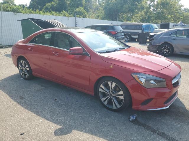  MERCEDES-BENZ CLA-CLASS 2018 Czerwony