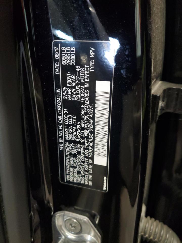 2018 Volvo Xc90 T6 VIN: YV4A22PK4J1216704 Lot: 67036655