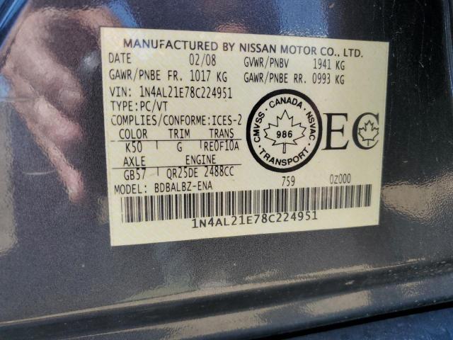 2008 NISSAN ALTIMA 2.5  