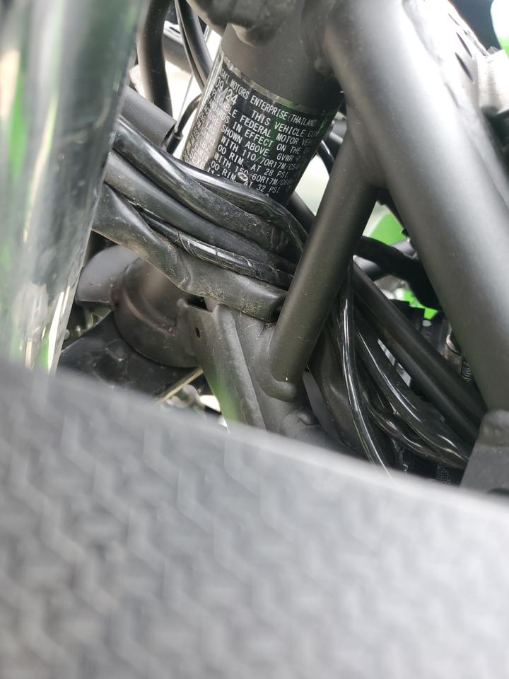 2025 Kawasaki Ex500 A VIN: ML5EXGJ11SDA41392 Lot: 70484845