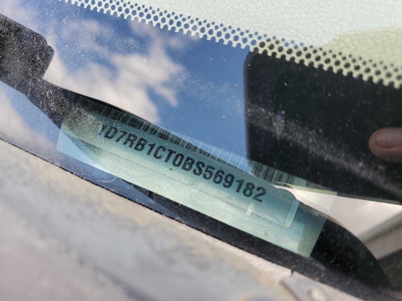 2011 Dodge Ram 1500 VIN: 1D7RB1CT0BS569182 Lot: 69808475