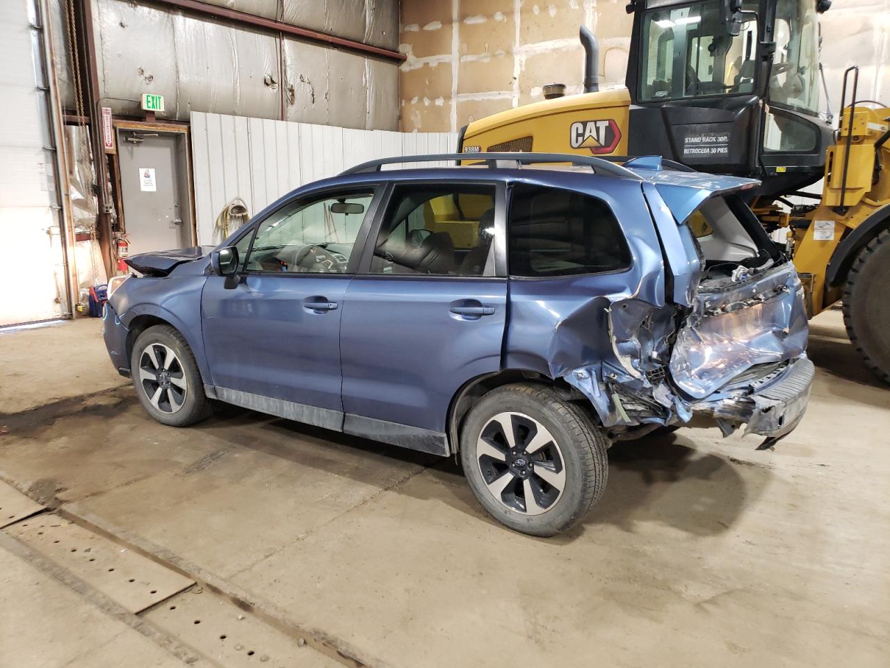 2017 Subaru Forester 2.5I Premium blue suv gas JF2SJAECXHH411063 photo #3