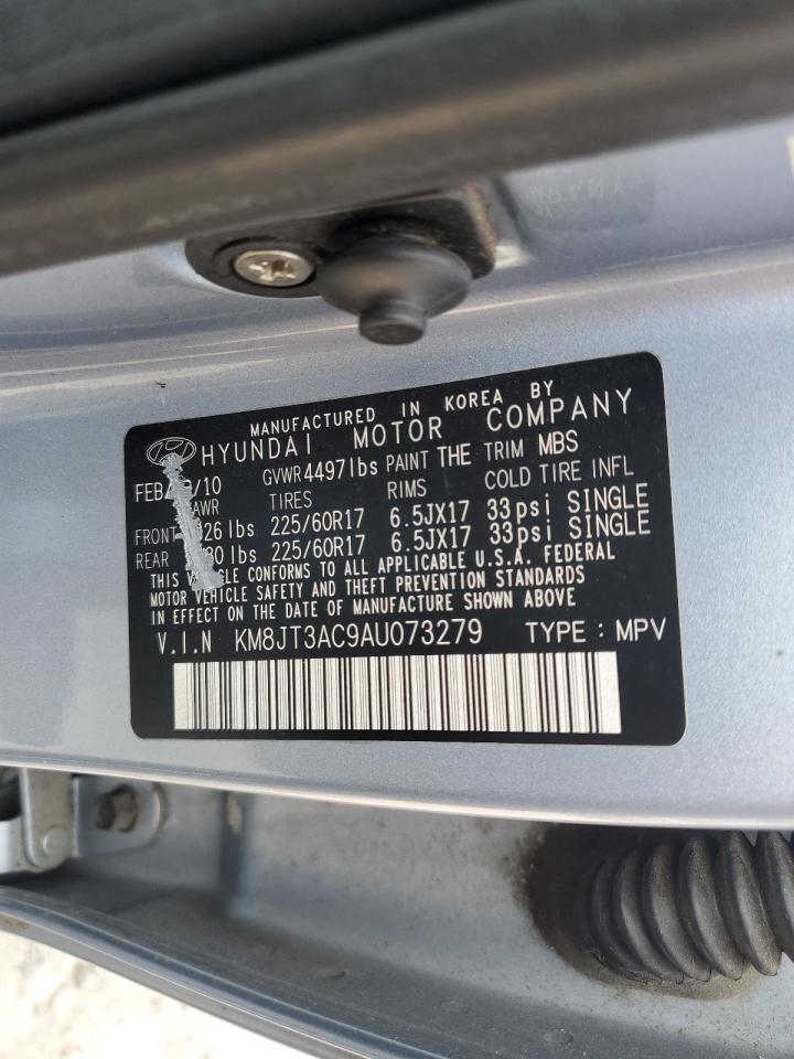 KM8JT3AC9AU073279 2010 Hyundai Tucson Gls