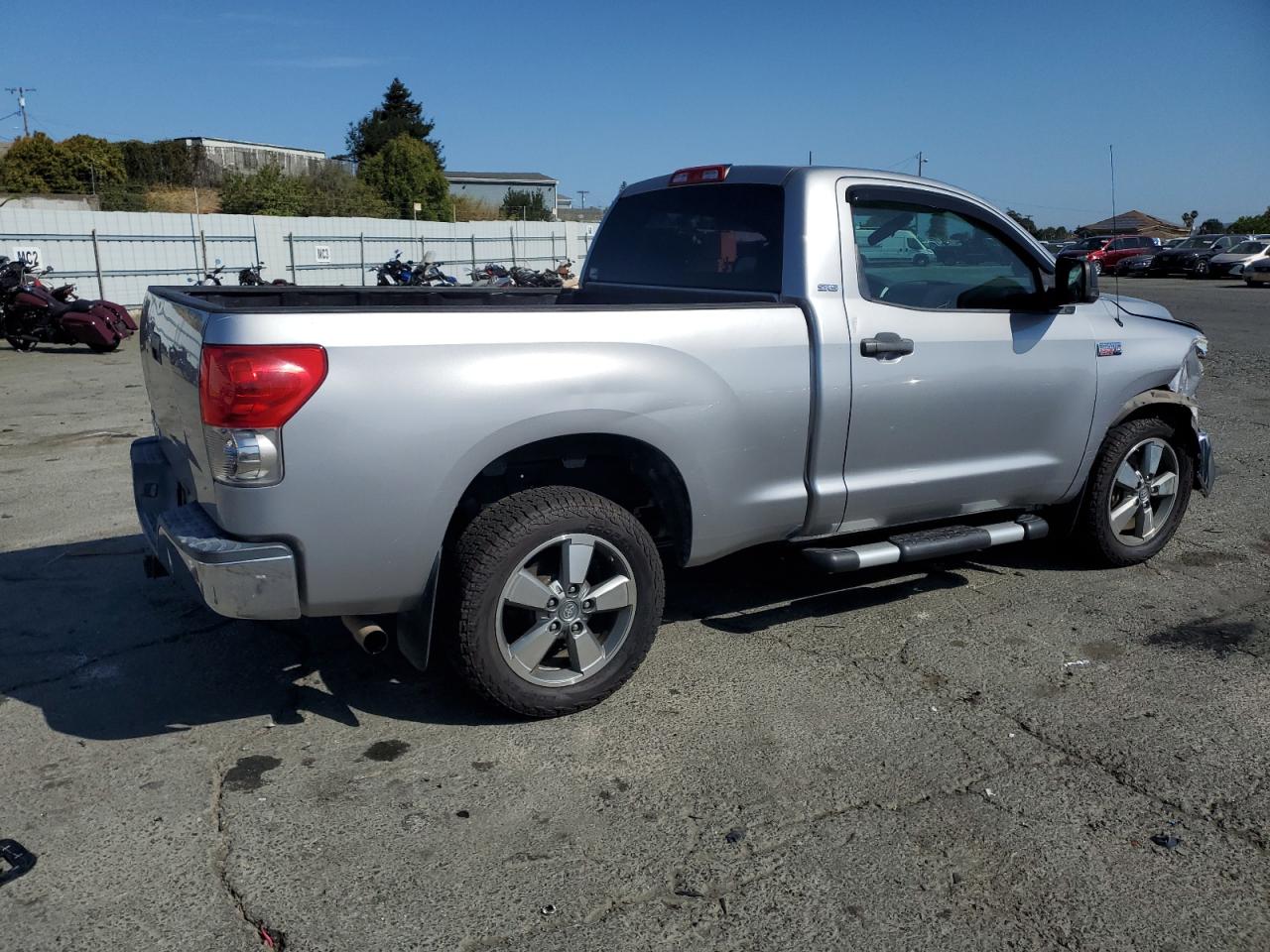 2008 Toyota Tundra silver null gas 5TFJV52188X002980 photo #4