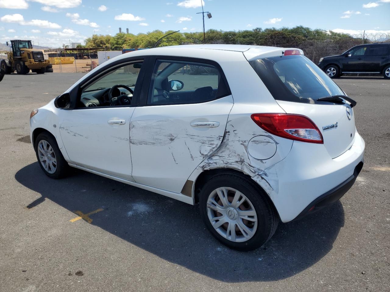 2011 Mazda Mazda2 white null gas JM1DE1HY8B0125687 photo #3