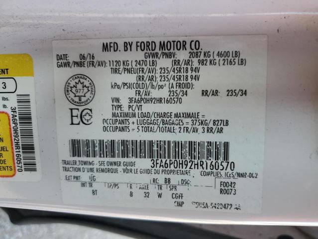 2017 FORD FUSION SE  