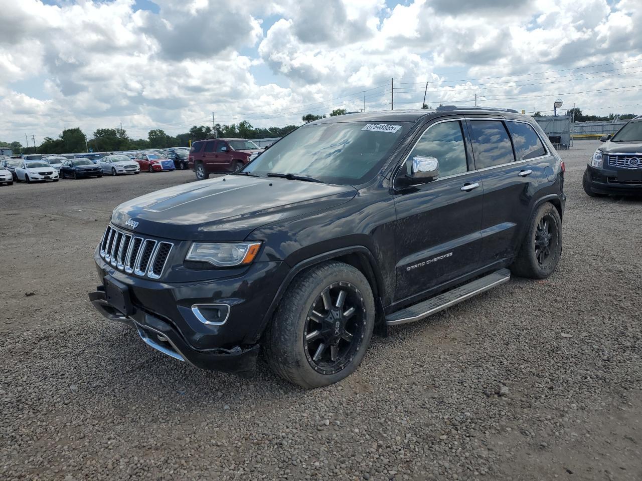2014 Jeep Grand Cherokee Overland black null flexible 1C4RJFCG0EC255463 photo #1