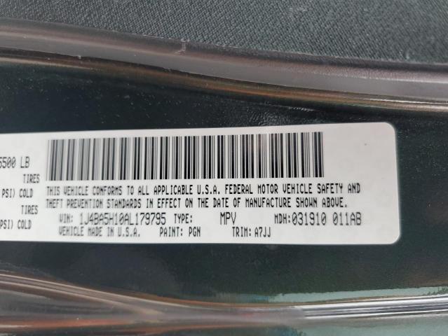 2010 JEEP WRANGLER UNLIMITED SAHARA  