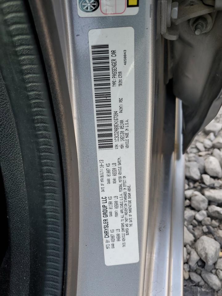 2014 Dodge Avenger Se VIN: 1C3CDZAB9EN167204 Lot: 86302815