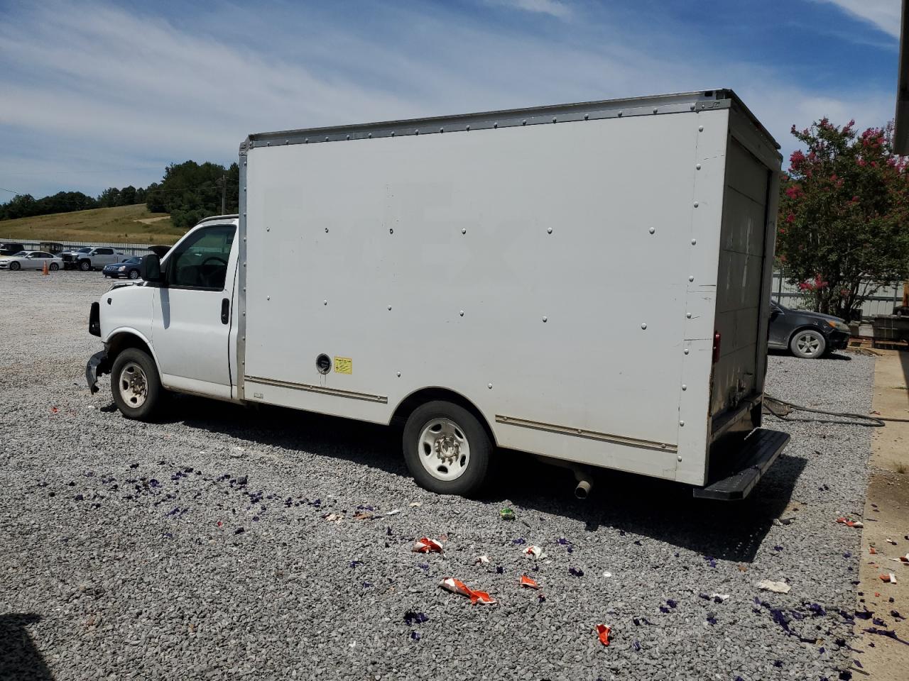 2012 GMC Savana Cutaway G3500 white van gas 1GDY72CA4C1907844 photo #3