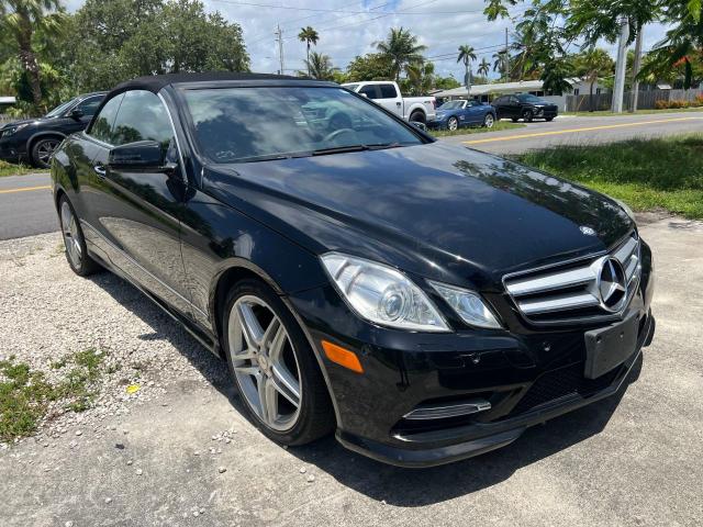 Cabriolets MERCEDES-BENZ E-CLASS 2013 Czarny