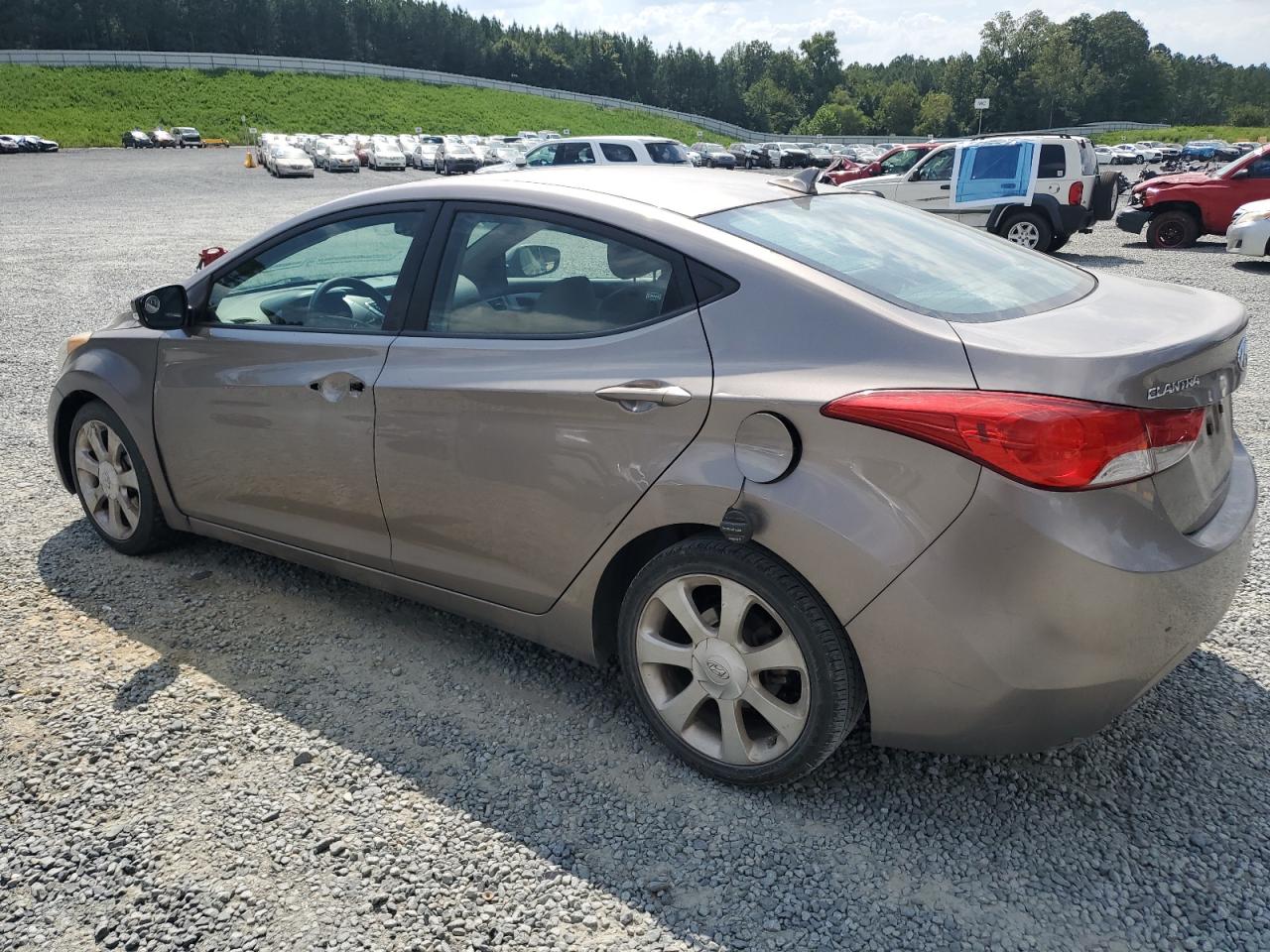 2012 Hyundai Elantra Gls gold null gas 5NPDH4AE7CH083042 photo #3