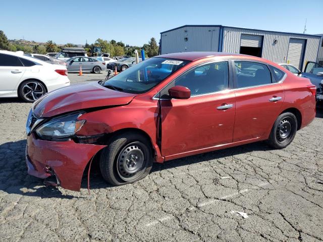  NISSAN SENTRA 2017 Red