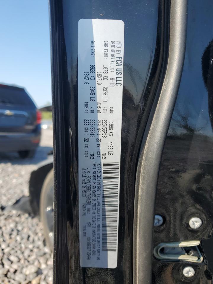 2018 Jeep Compass Latitude VIN: 3C4NJCBB3JT494281 Lot: 68525005