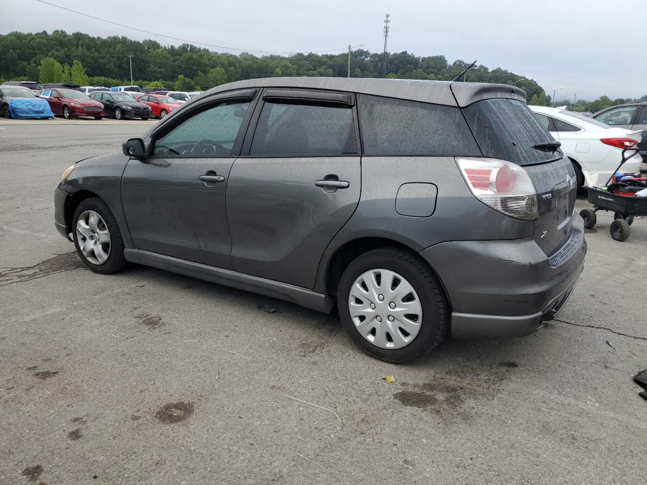 2005 Toyota Corolla Matrix Xr grey null gas 2T1KR32E05C347981 photo #3