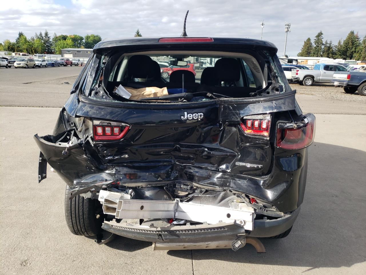 2021 Jeep Compass Sport VIN: 3C4NJDABXMT591392 Lot: 69105285