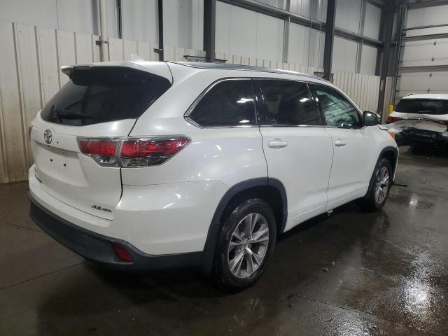  TOYOTA HIGHLANDER 2014 Biały